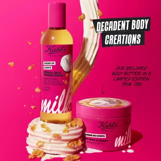 Kiehl's x Milk Bar - Creme de Corps Cereal Milk Frozen Swirl Oil Kiehl's x Milk Bar - Creme de Corps Cereal Milk Frozen Swirl Oil